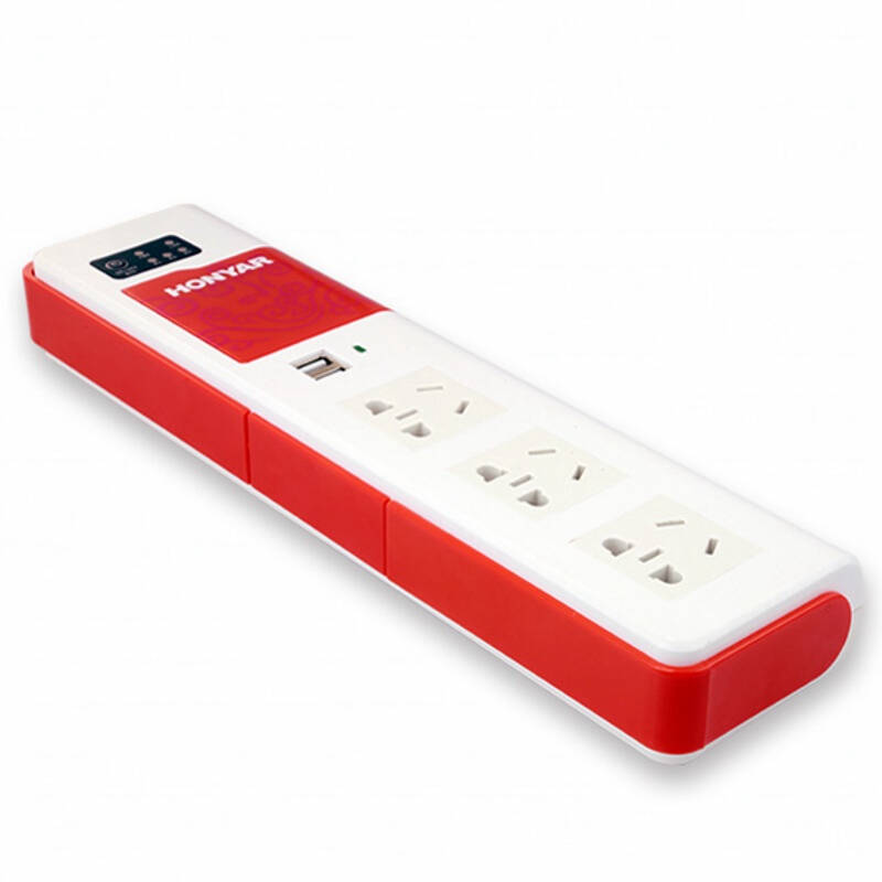 broadlinkdna博联智能家居wifi鸿雁插排带usb手机远程控制定时插座