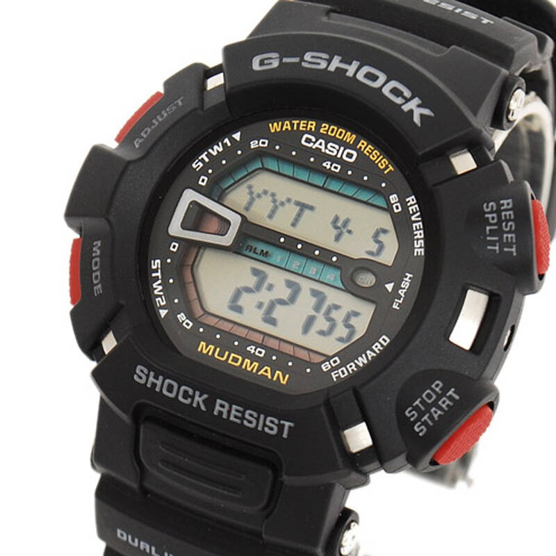 卡西欧(casio)手表g-shock系列达卡越野拉力赛款mudman电子男表g-9000