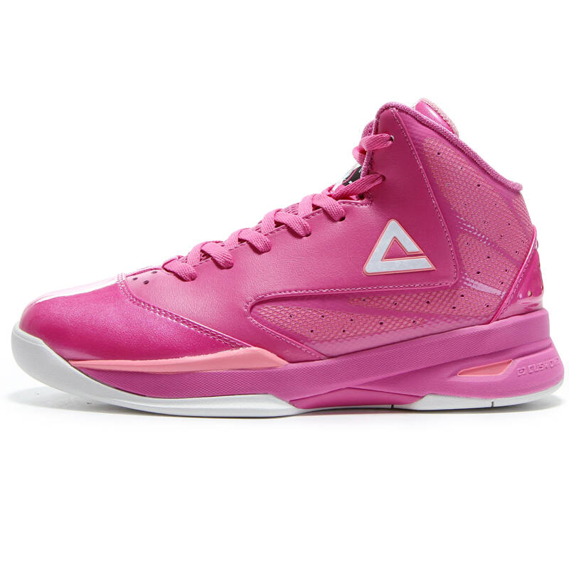 匹克篮球鞋男鞋专业运动鞋球鞋e44011a 玫瑰色柠檬粉 45