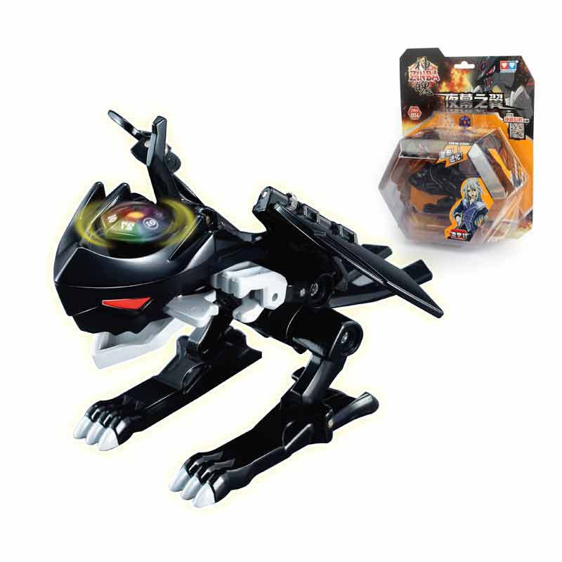 奥迪双钻 神魄系列玩具全套 儿童变形对战机器人玩具 618004夜幕之翼