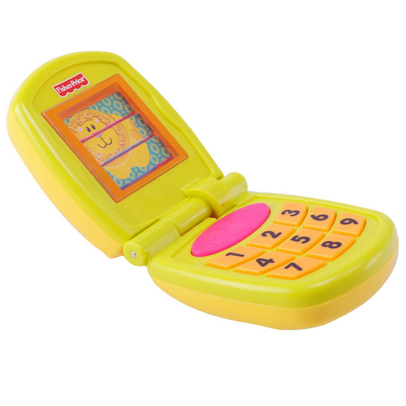 fisher-price/费雪婴幼儿系列早教启蒙儿童玩具 奇趣翻盖手机y2771