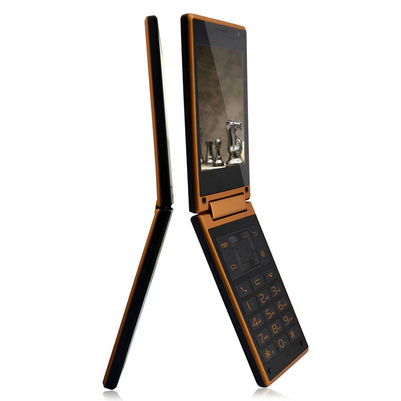 传奇(saga) 2014 移动3g双屏智能手机 双卡双待 玫瑰金