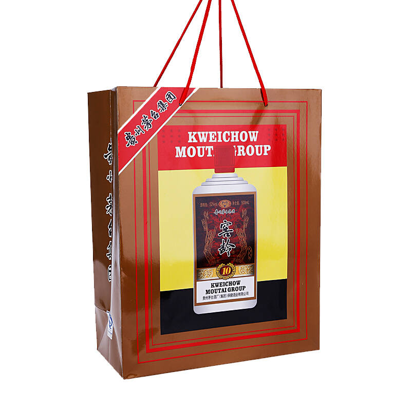 茅台黔茅古酱窖龄10年浓香型白酒500ml