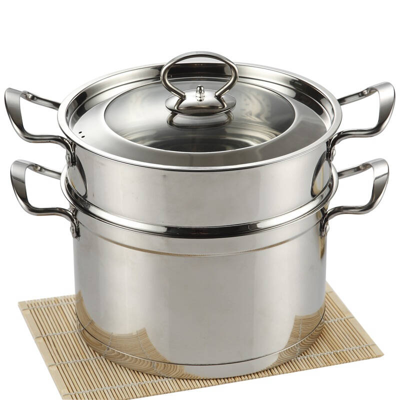 吉睿 蒸锅 厨宝系列 28cm 复底加厚双层蒸锅 zg-2802dy【图片 价格