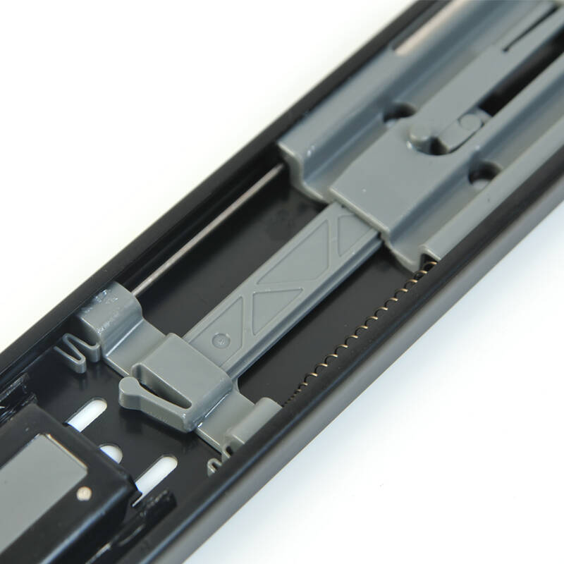 库博 静音阻尼缓冲抽屉轨道三节轨导轨滑轨五金配件 300mm=12寸一付