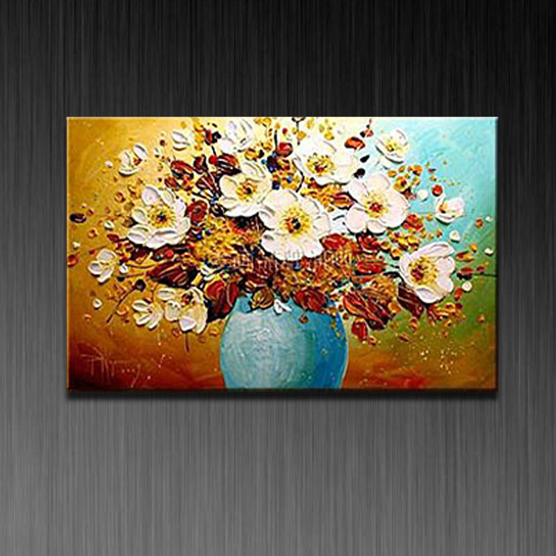 麦画简约现代餐厅无框油画纯手绘油画客厅卧室挂画玄关挂画客厅背景墙