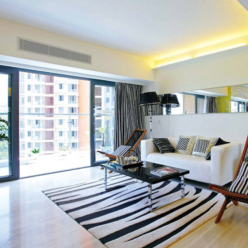 美的(midea)kfr-35t2w/dy-d暗藏式薄型风管机一拖一家用中央空调1.