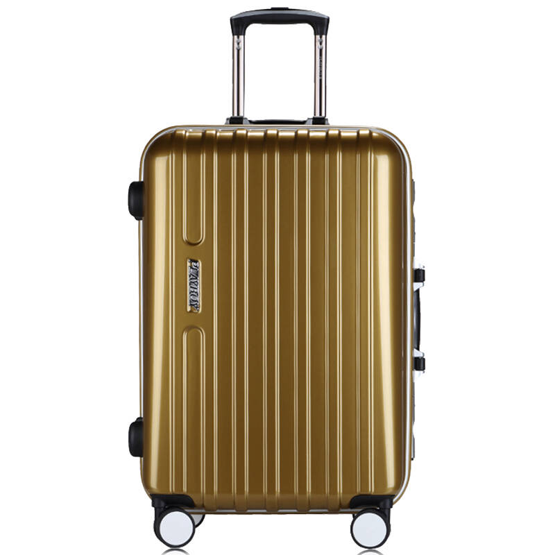 花花公子playboy拉杆箱行李箱铝框旅行箱24寸 香槟色 24寸