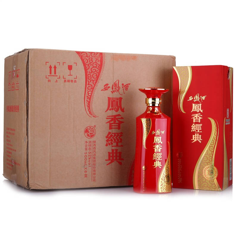 西凤 凤香经典10年52度整箱装500ml×6瓶 - 京东触屏版
