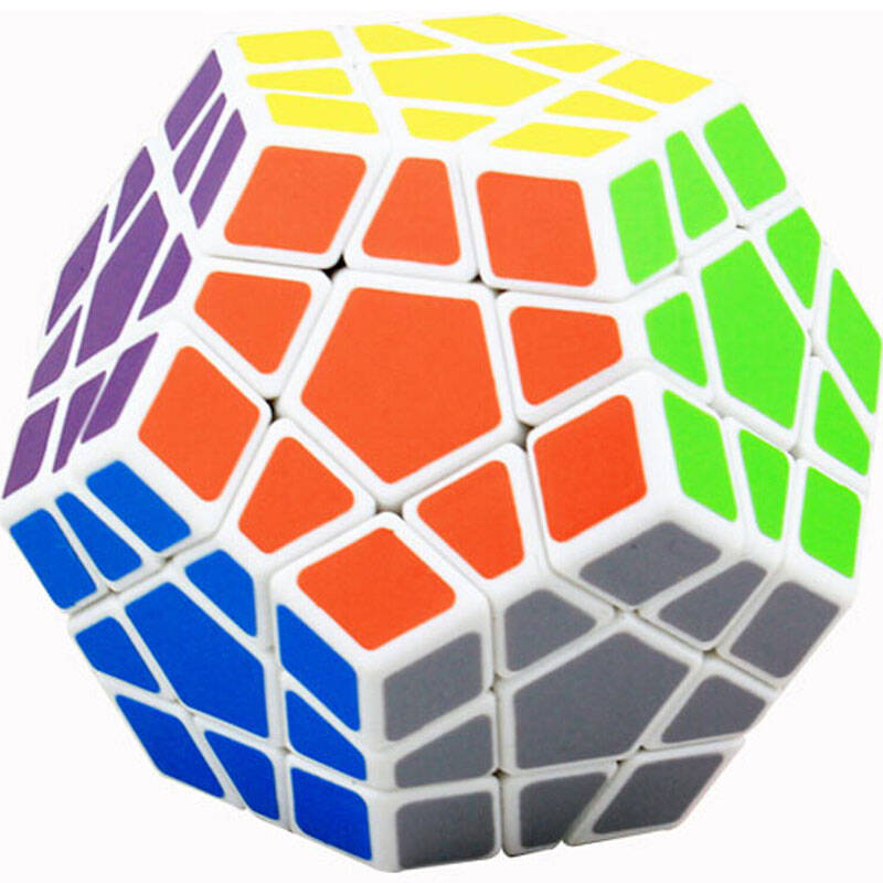 百变魔王 圣手异形弹簧可调五魔方 黑色 白色两款可选 白色