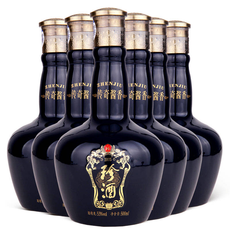 华致酒行 精品珍酒 53度 500ml 酱香型白酒 六瓶