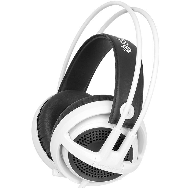 赛睿(steelseries)西伯利亚v3耳机 白色