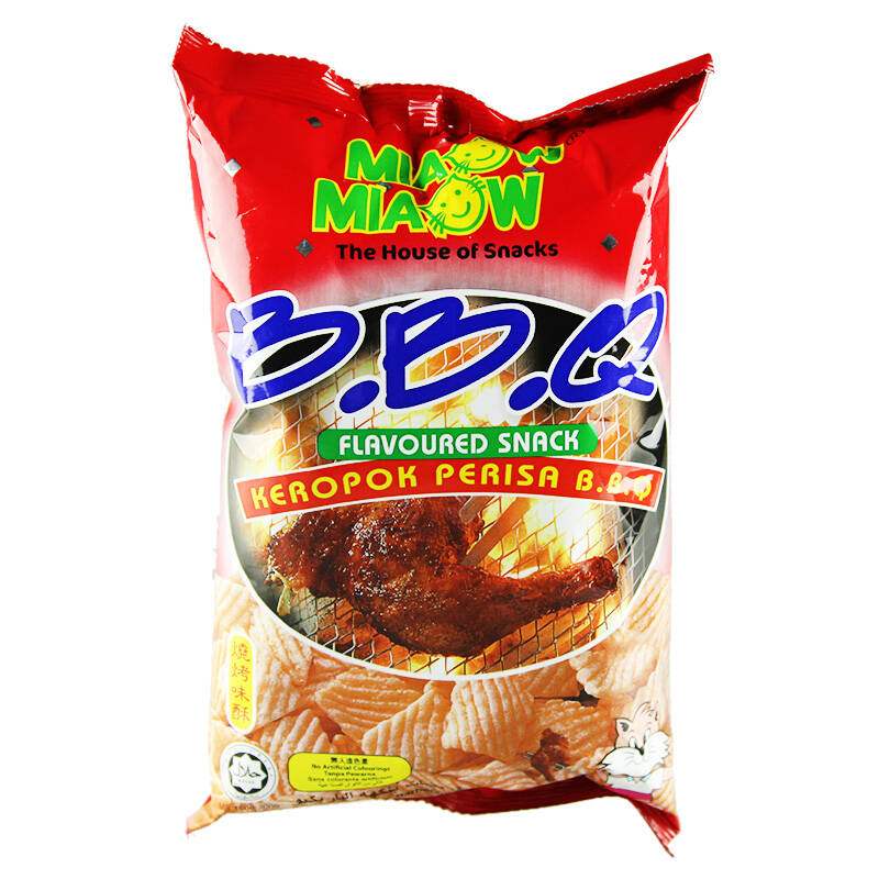 馬來西亞進口零食品妙妙燒烤味酥(膨化食品)600g