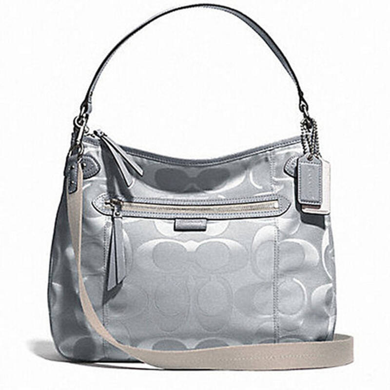 蔻驰( coach ) 帆布手提单肩斜挎女包 29308 29308淡蓝灰色国内现货