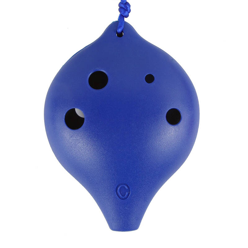 tng陶笛 6孔中音c调塑胶陶笛 台湾大品牌 入门及学校必备陶笛 蓝色