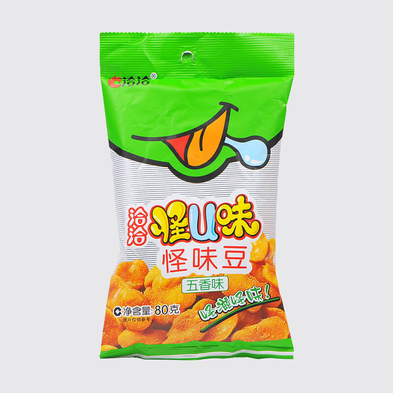 洽洽 休闲零食怪u味怪味豆 80g/袋 五香味