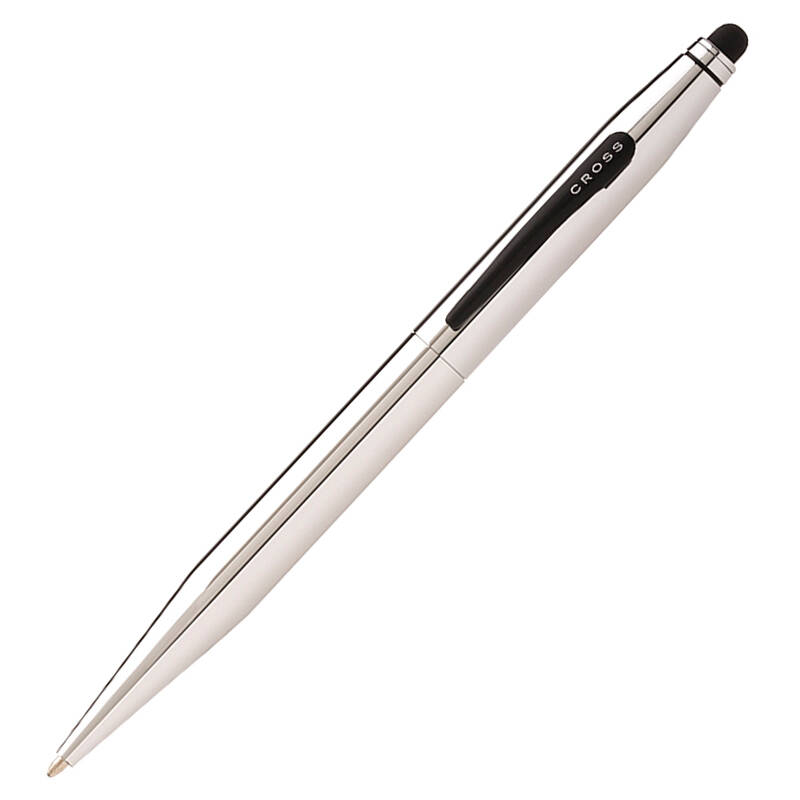 高仕(cross)二用笔系列 tech2 触控笔头 原子笔 商务办公 亮铬at0652
