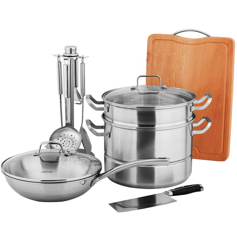 凌丰(linkfair)304不锈钢锅具五件套装lftz-zy02 京东自营