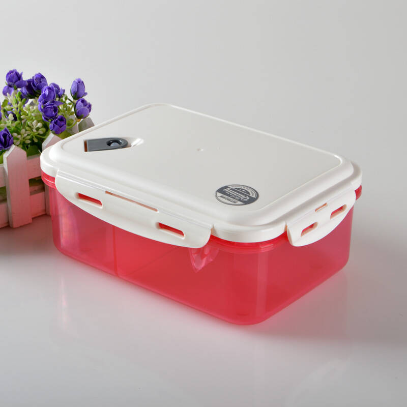 角拓者 微波饭盒 家居食用级别pp塑胶分格微波炉饭盒学生便当多格饭盒