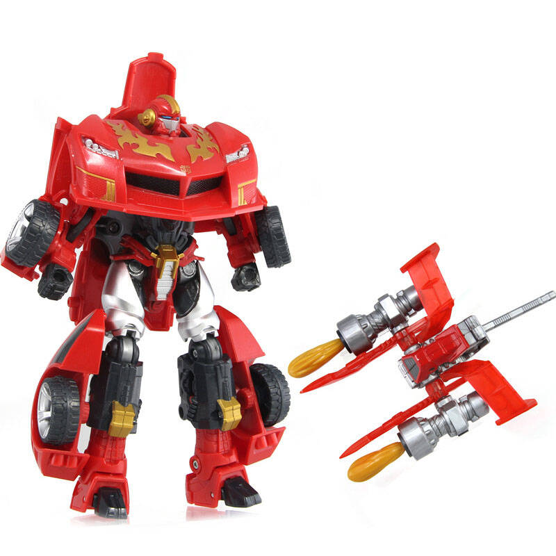 奥迪双钻武战道变形机器人男孩玩具礼物暑期大促之 升级变形火雷霆