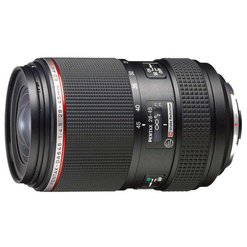 宾得(pentax)da 645 28-45mm f4.5 广角变焦镜头(中画幅镜头系列)