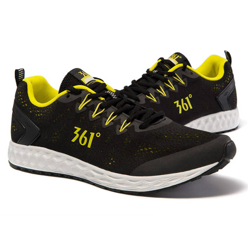 361度男鞋2015春季新款跑鞋361男鞋跑步鞋时尚男士运动鞋df 黑/浅绿