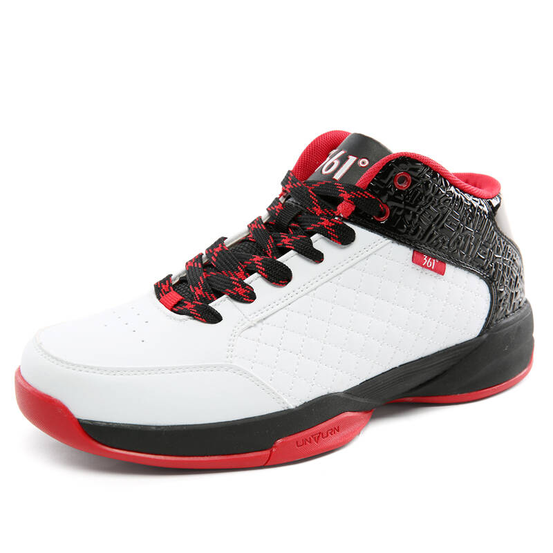 361度男鞋 篮球鞋男款 运动鞋 秋冬季款361° 比赛训练战靴中帮防滑