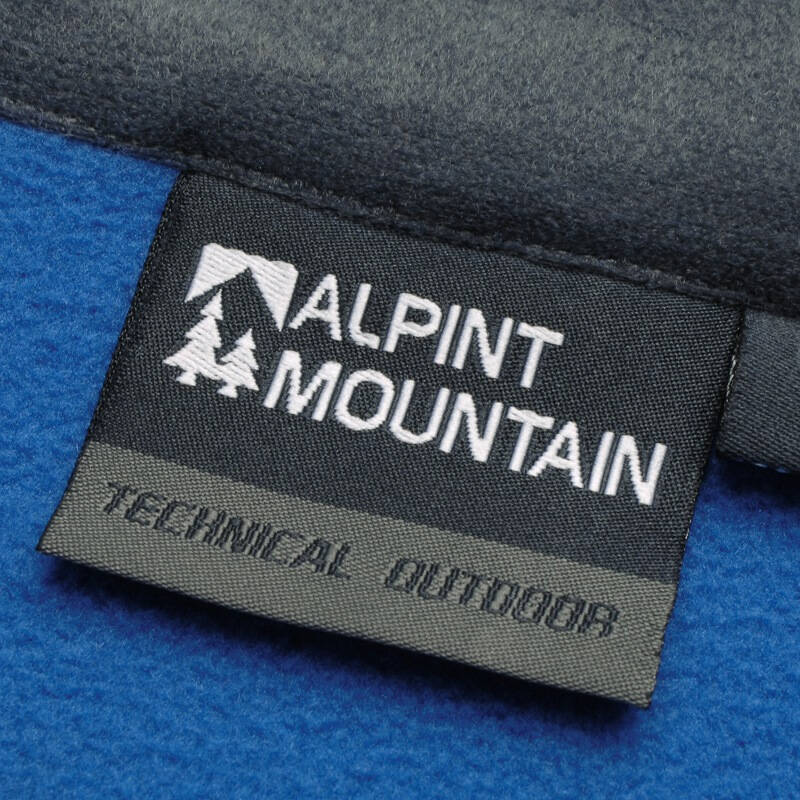 alpint mountain 男款户外冲锋衣两件套三合一套绒 620-603 宝蓝 xxl