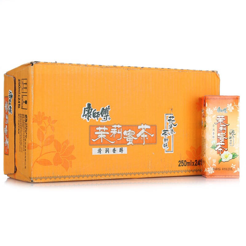 康师傅 茉莉蜜茶 250ml*24盒 整箱 19.9元