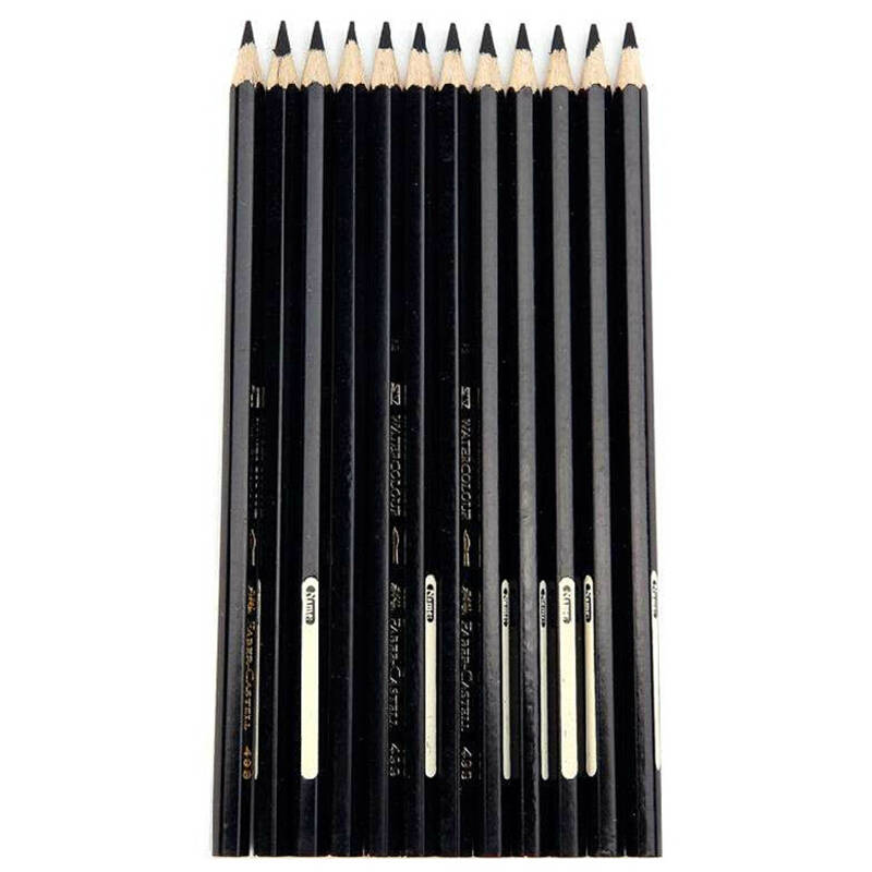 单支单色选装与彩色套装可选 水溶性彩色铅笔 涂色笔 常用单色499黑色