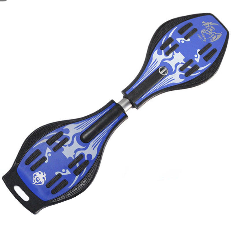 鑫奥林滑板儿童二轮活力板游龙板灵蛇板 2hb-02w赛事板 蓝色