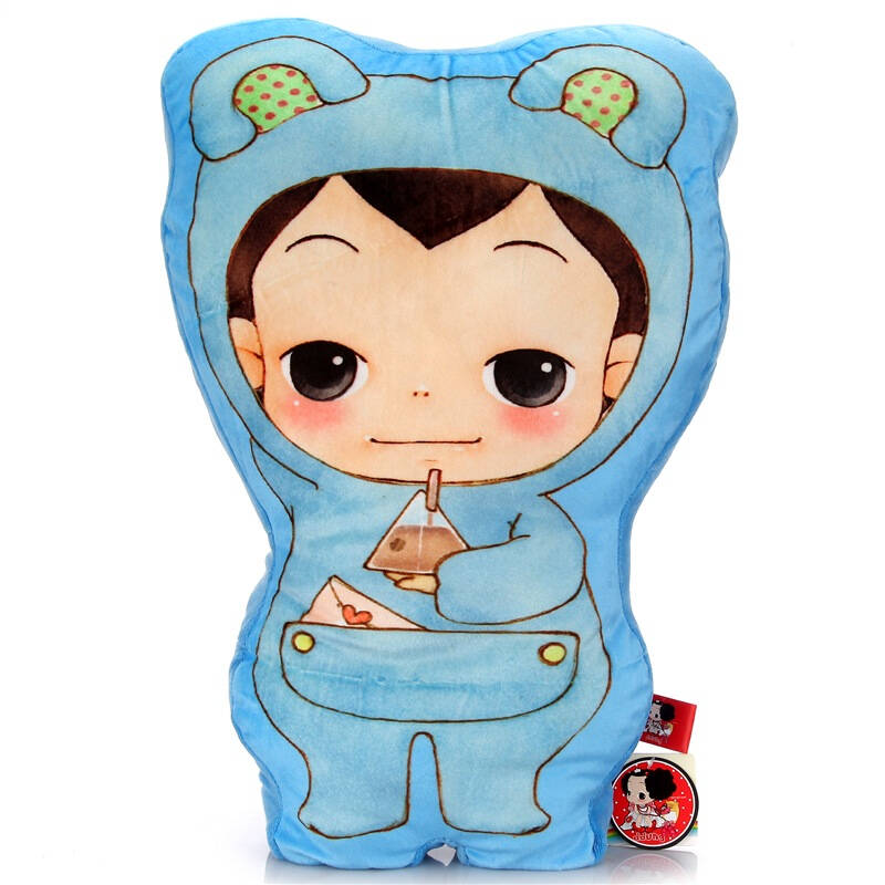 韩国ddung冬己迷糊娃娃抱枕/车饰 邦古公仔毛绒玩具55厘米 自营