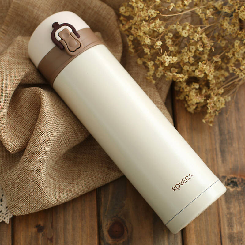 乐唯家(roveca)星巴克风保温杯男女咖啡杯随行杯情侣杯真空不锈钢汽车