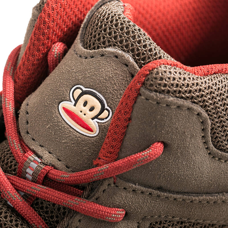 paulfrank大嘴猴2015女式新款反皮绒耐磨运动休闲鞋正品 深卡其色 38