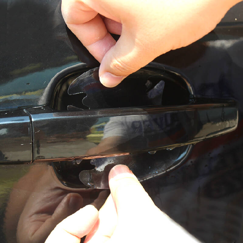 铂耐 汽车拉手保护膜 门腕保护膜 4片装通用型