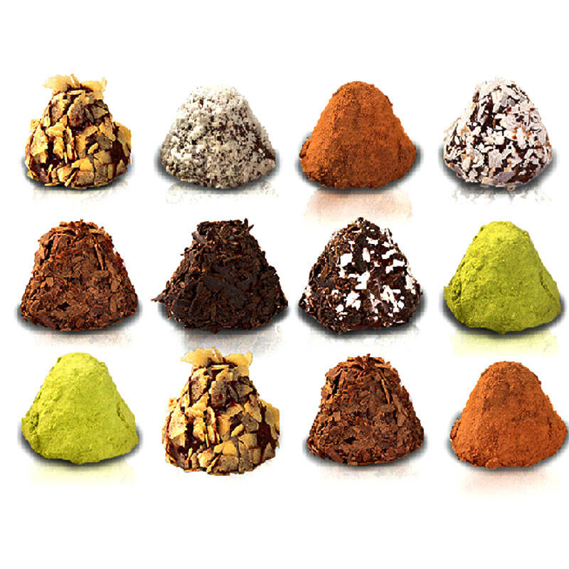 卜珂巧克力 进口料8口味松露巧克力 408g情人节元旦礼盒零食 praline