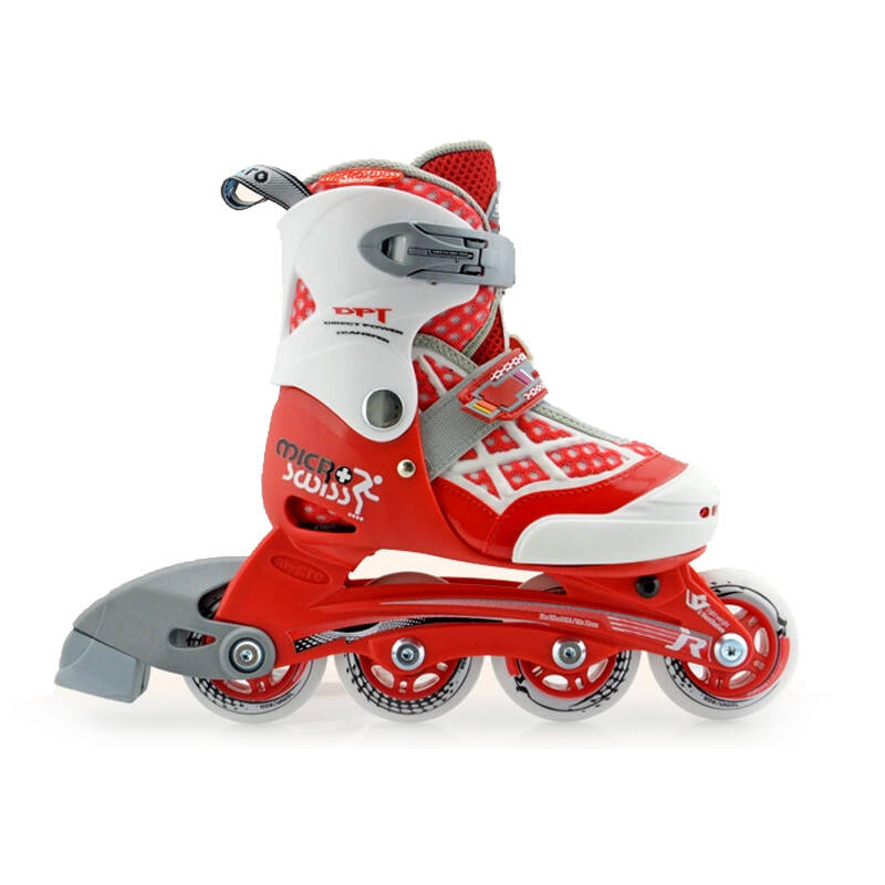 米高(m-cro) 溜冰鞋儿童全套装 906轮滑鞋旱冰鞋可调伸缩男女滑冰鞋