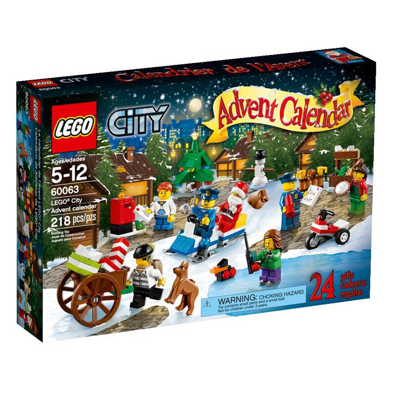 lego乐高积木玩具 城市city 圣诞倒数日历 l60063