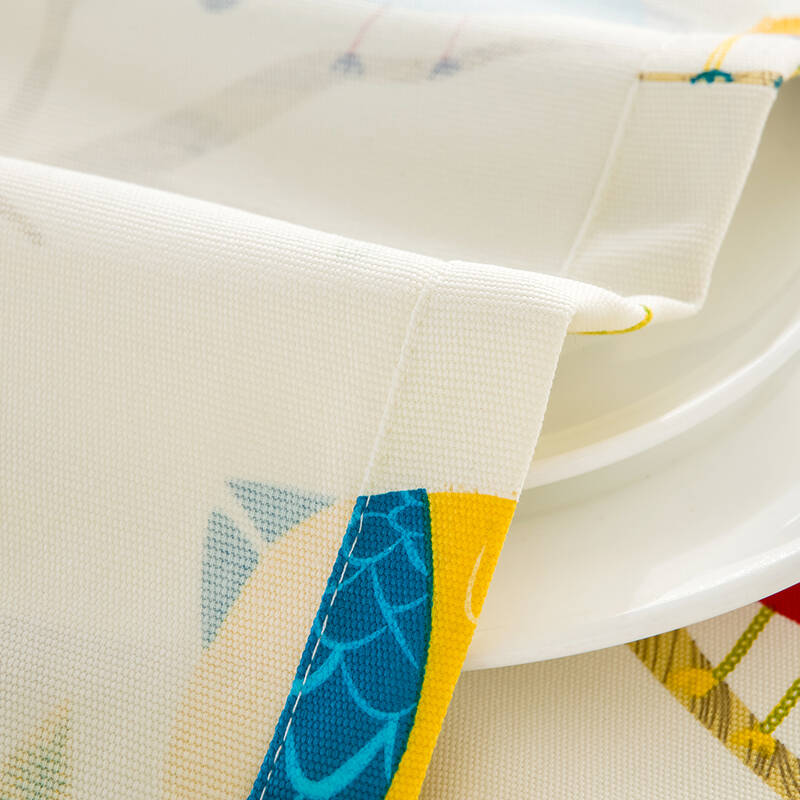 喜欢屋纯棉田园儿童布艺桌布台布餐桌布 布谷鸟 140cm*200cm