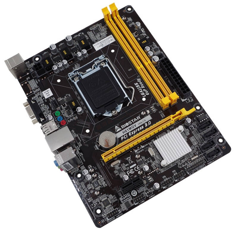 映泰(biostar)h61mgv 主板(intel h61/ lga 1155)