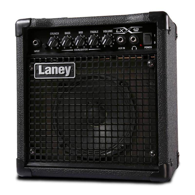 兰尼laney lx12电吉他音箱 民谣音响 带失真可接耳机带伴奏 黑色