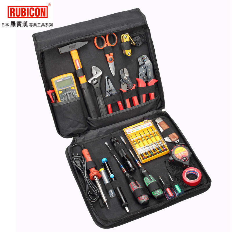 进口日本罗宾汉 rubicon rts-36 36件套装电工工具内含36件工具