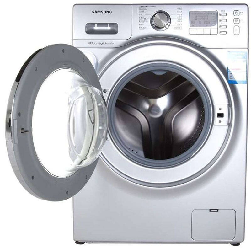 三星(samsung)wf1802xeu/xsc 8公斤 智能变频节能滚筒洗衣机 (银色)