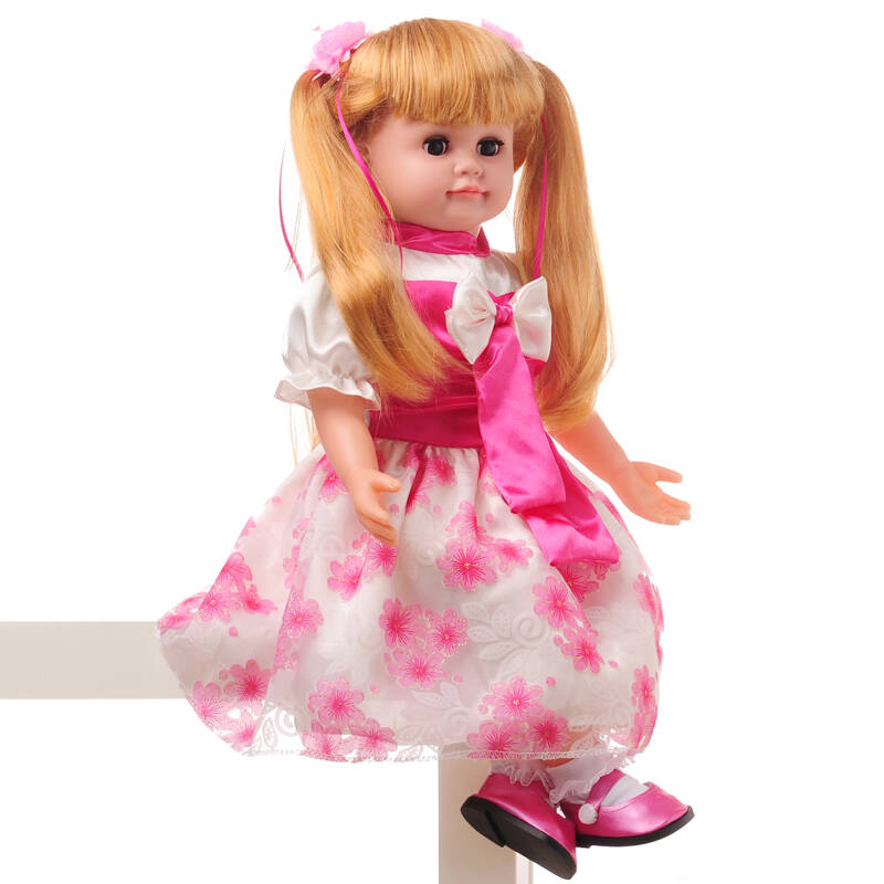 美业超级逗逗智能娃娃动嘴会对话会说话的芭比洋娃娃仿真女孩儿童玩具