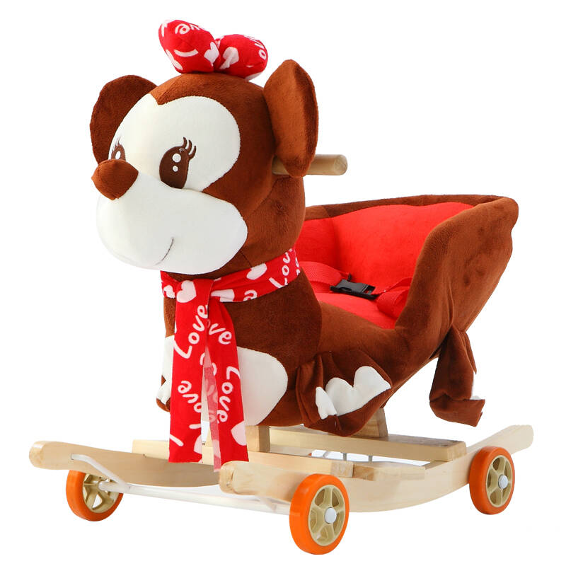 多款卡通音乐动物摇摇马 木马 婴儿玩具周岁生日礼物 1-3 睁眼米奇