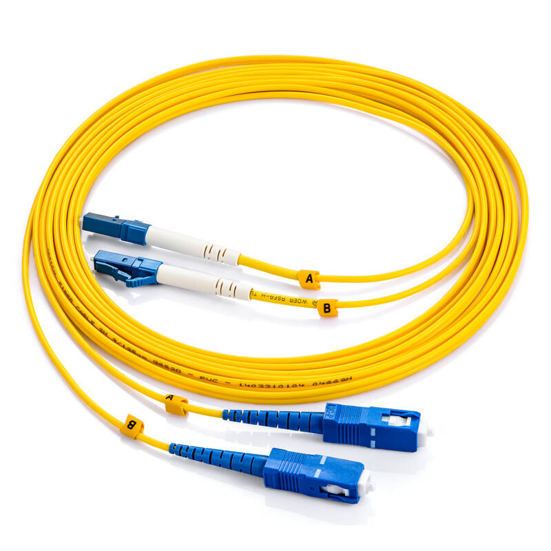 辉宏时代lc-sc单模双芯双纤光纤跳线级 sc-lc光纤跳线 万兆光纤跳线