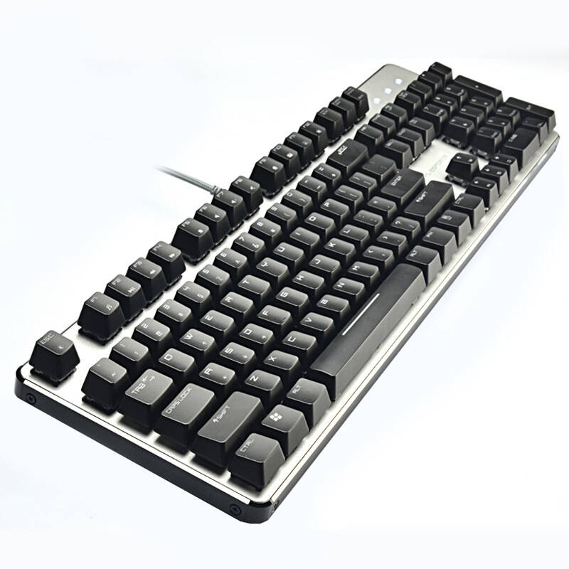 腹灵(fl·esports)铠甲 gt104 黑轴全背光 机械键盘 黑色