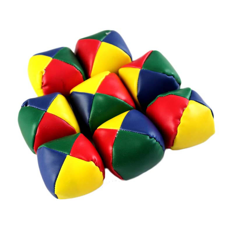 赛翱 四色皮沙包球 幼儿园小沙袋 50克小沙包pu小沙包