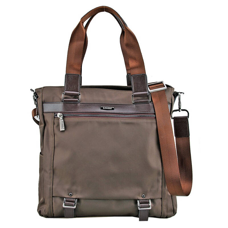 圣大保罗 polo&racquet club 新款男士休闲手提包斜跨包单肩包超大