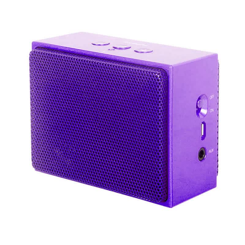 爱浪m1蓝牙便携音箱带锂电蓝牙通话户外携带礼品批发品牌直营 神秘紫